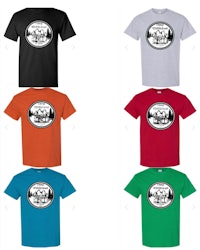 a variety of t - shirts in different colors