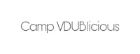 camp vdublicious logo on a white background