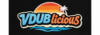 a black t - shirt with the word vdublicious on it